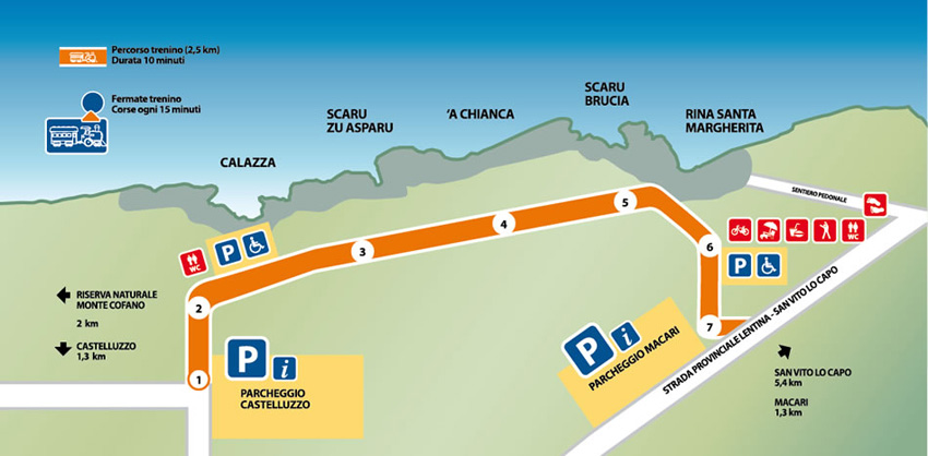 Mappa trenino ercolino